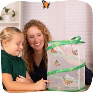 New Insect Lore Butterfly Garden Mesh Habitat with Voucher STEM Toy Insect SET C